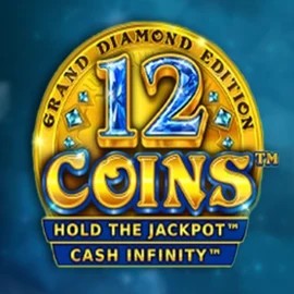 12 Coins Grand Diamond Edition slot logo by Wazdan at Lolospin Casino