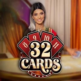 32 Cards slot logo by Ezugi at Lolospin Casino