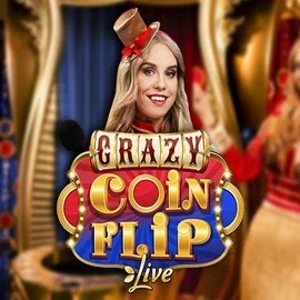 Live Casino logo of Crazy Coin Flip from Evolution at Lolospin Casino