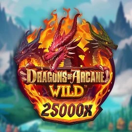 Dragons of Arcane Wild logo by Foxium Lolospin Casino