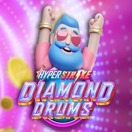Hyper Strike Diamond Drums by Gameburger Studios, showcased at lolospin.eu.com – game logo