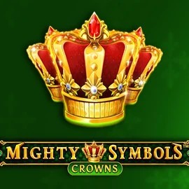 Mighty Symbols Crowns slot logo by Wazdan at Lolospin Casino