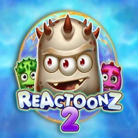 Reactoonz 2 online game logo by Play'n GO on lolospin.eu.com